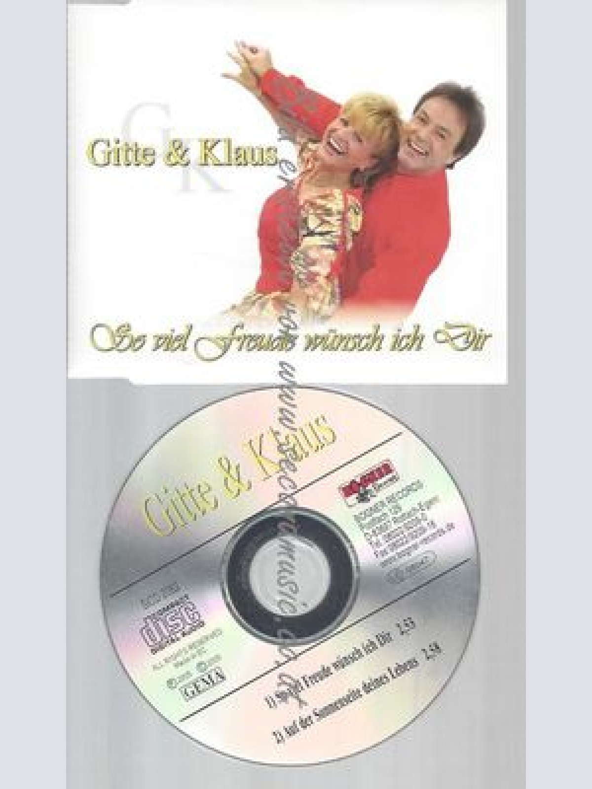 CD--GITTE & KLAUS--SO VIEL FREUDE WÜNSCH ICH DIR