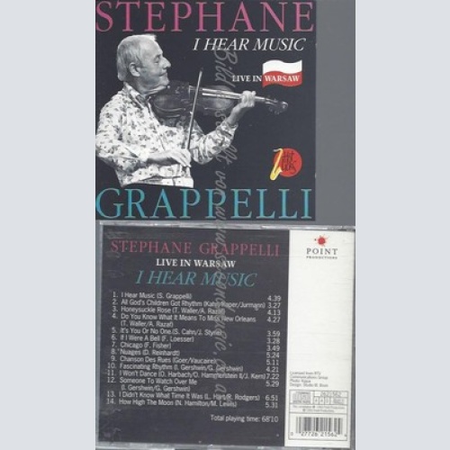 CD--STEPHANIE GRAPPELLI--I HEAR MUSIC