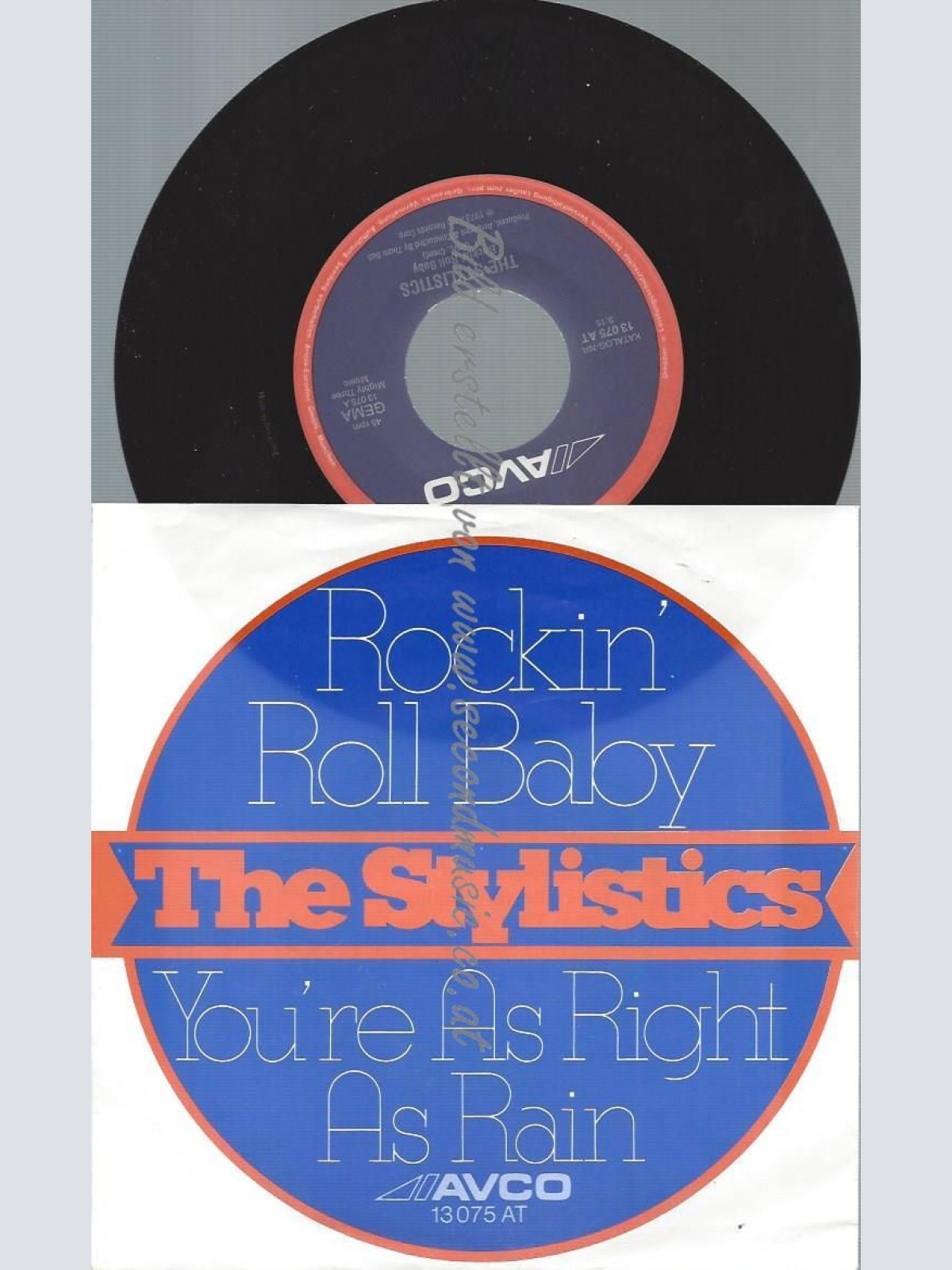7"   The Stylistics – Rockin' Roll Baby