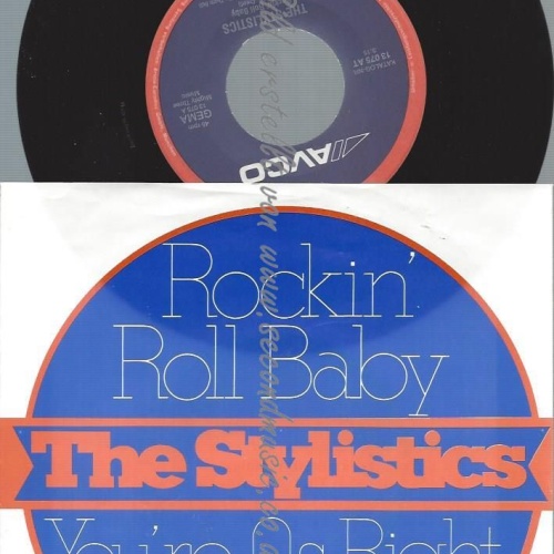 7"   The Stylistics – Rockin' Roll Baby