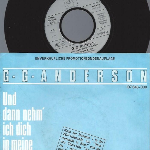 7" G • G • Anderson – Und Dann Nehm' Ich Dich In Meine Arme