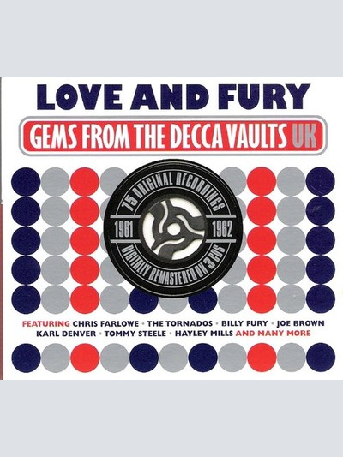 3xCD, Comp Various - Love And Fury - Gems From The Decca Vaults UK