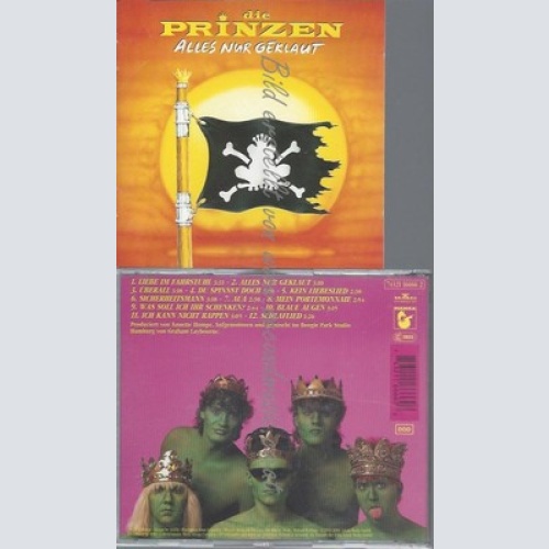 CD--DIE PRINZEN--ALLES NUR GEKLAUT