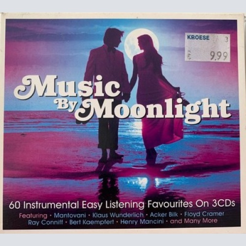 3xCD, Comp Various - Music By Moonlight - 60 Instrumental Easy Listening Favo...