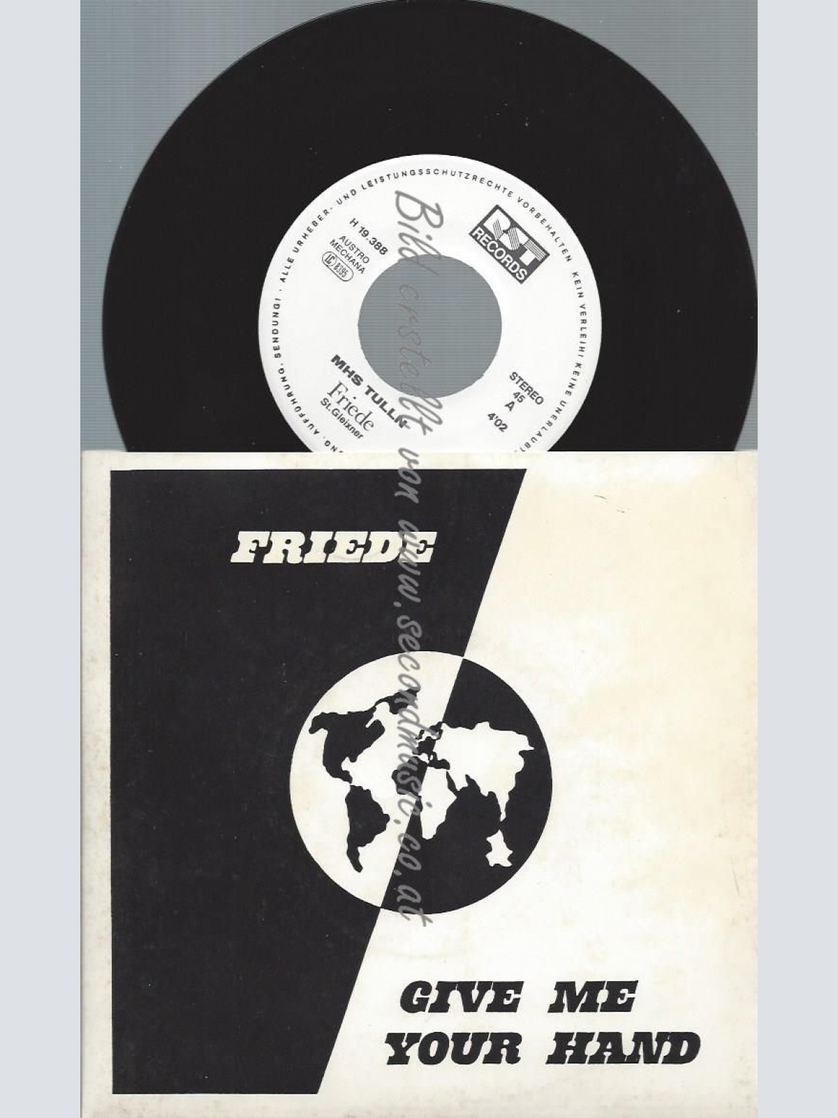 7"  FRIEDE GIVE ME YOUR HAND // MHS TULLN