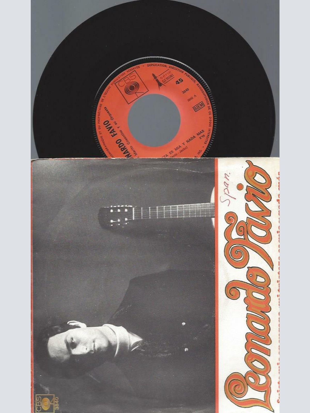 7"    Leonardo Favio – Fuiste Mia En Verano