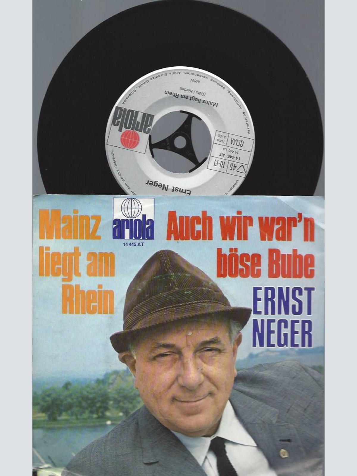 7" Ernst Neger – Mainz Liegt Am Rhein