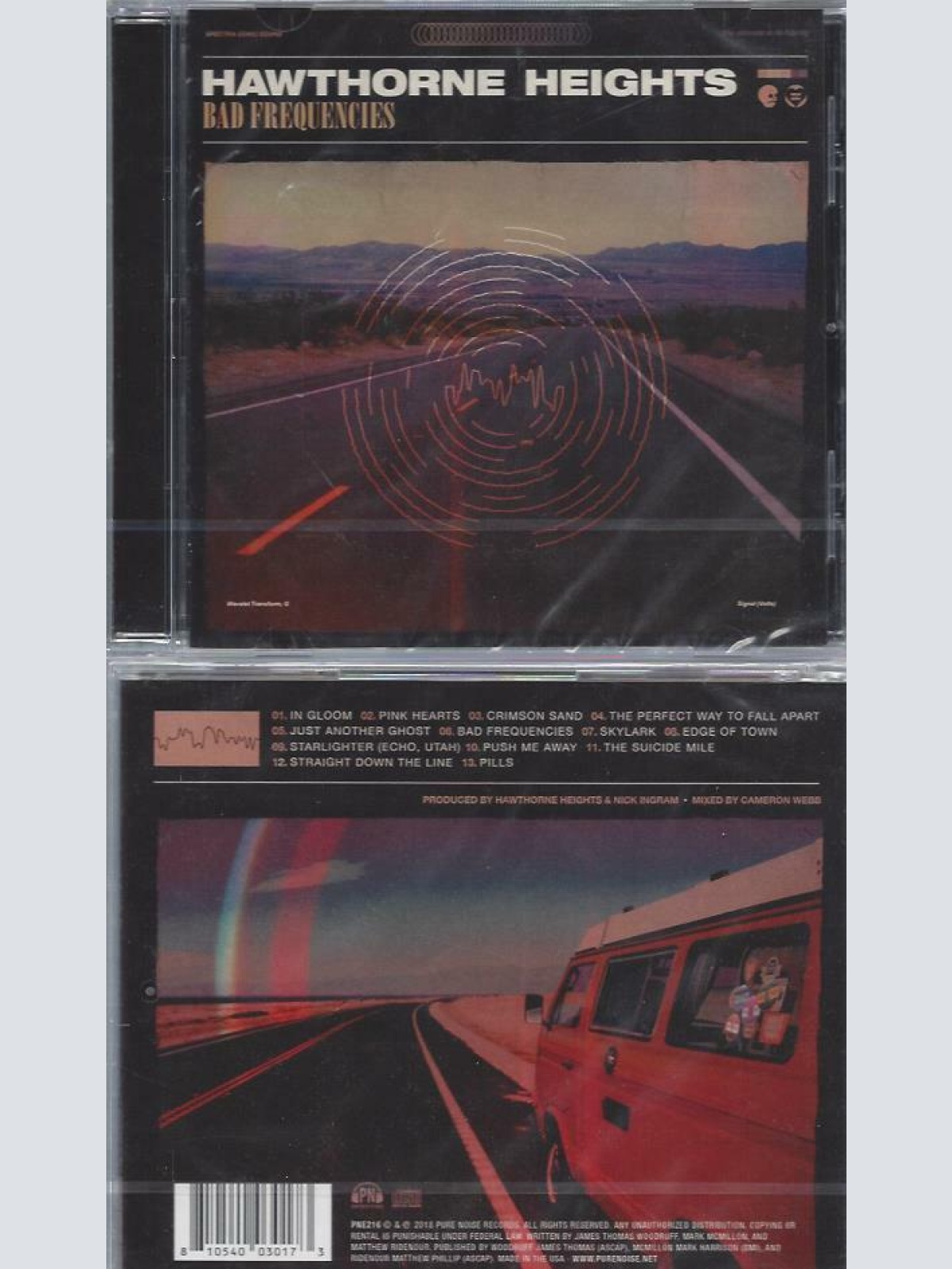 CD--   Hawthorne Heights – Bad Frequencies