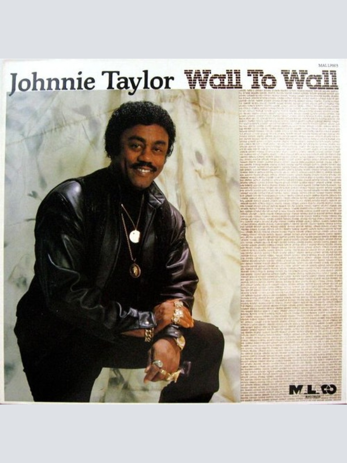 LP, Album Johnnie Taylor - Wall To Wall