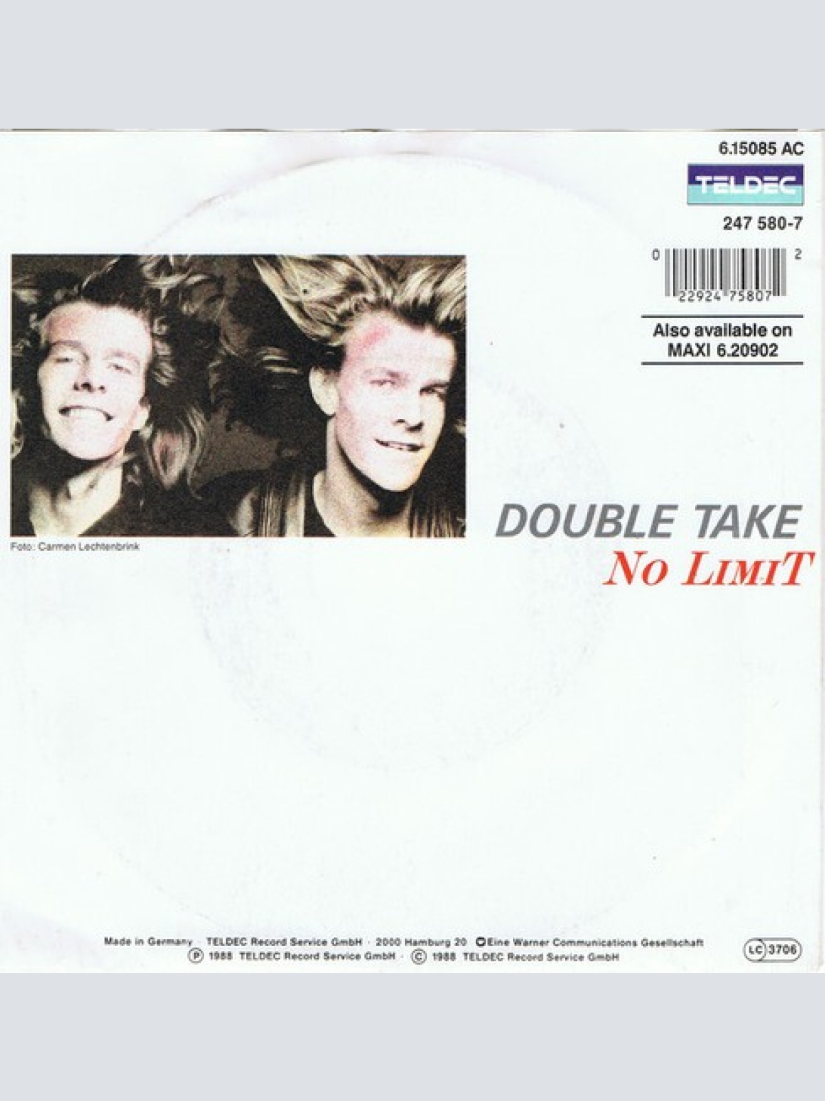 7", Single Double Take (2) - No Limit