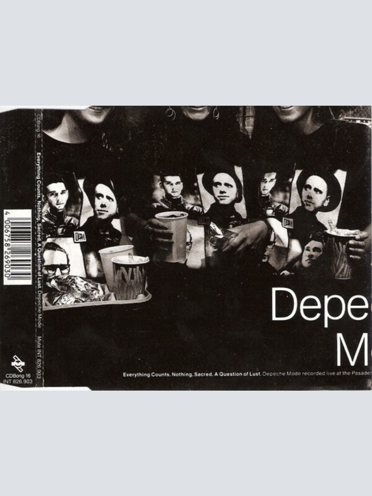CD, Single Depeche Mode - Everything Counts, Nothing, Sacred, A Question Of Lust