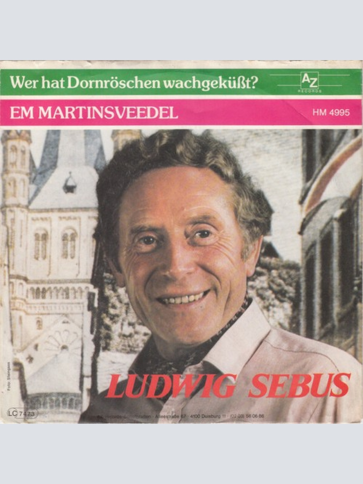 7", Single Ludwig Sebus - Wer Hat Dornrösschen Wachgeküßt?