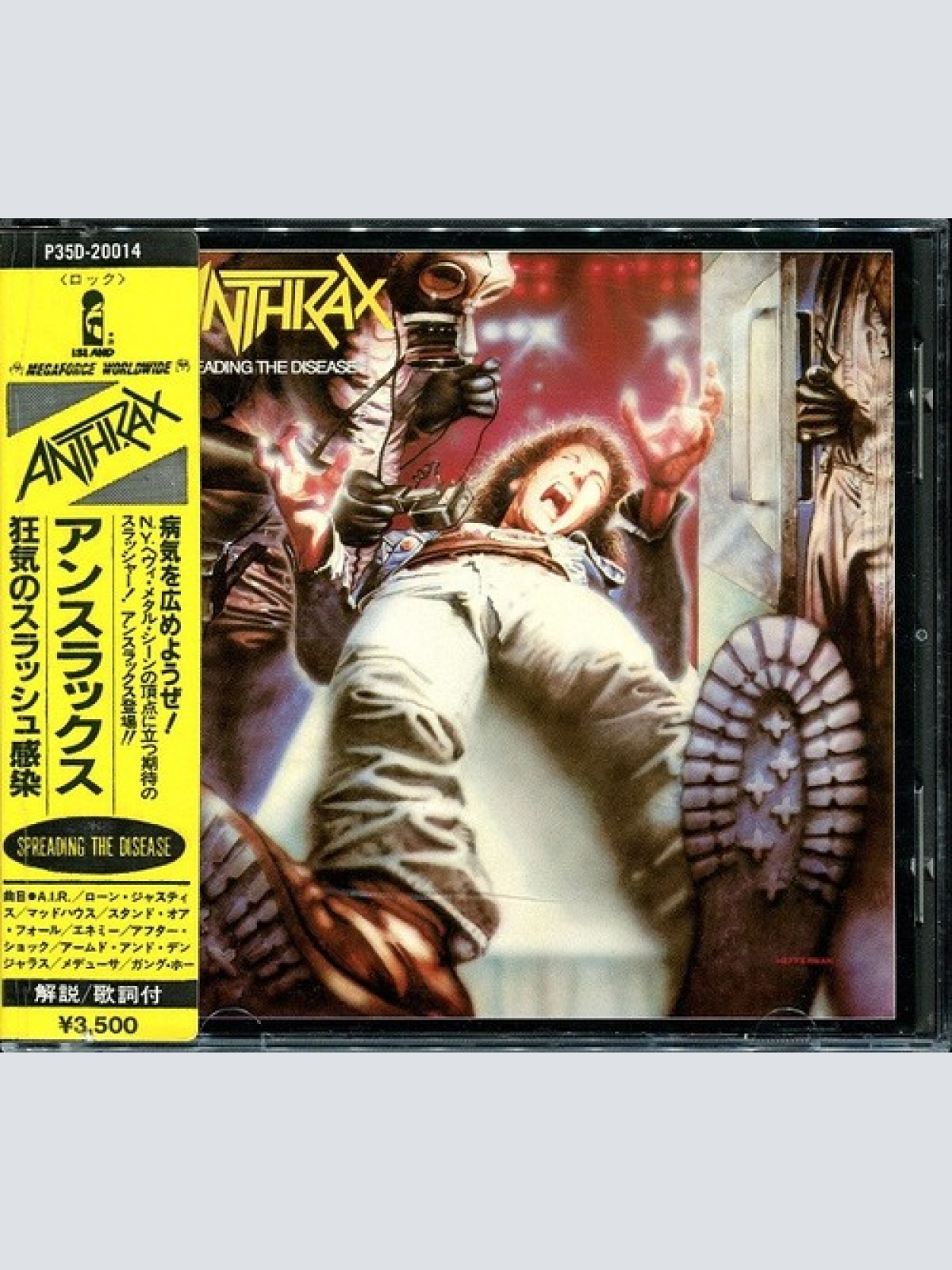 CD, Album Anthrax - Spreading The Disease