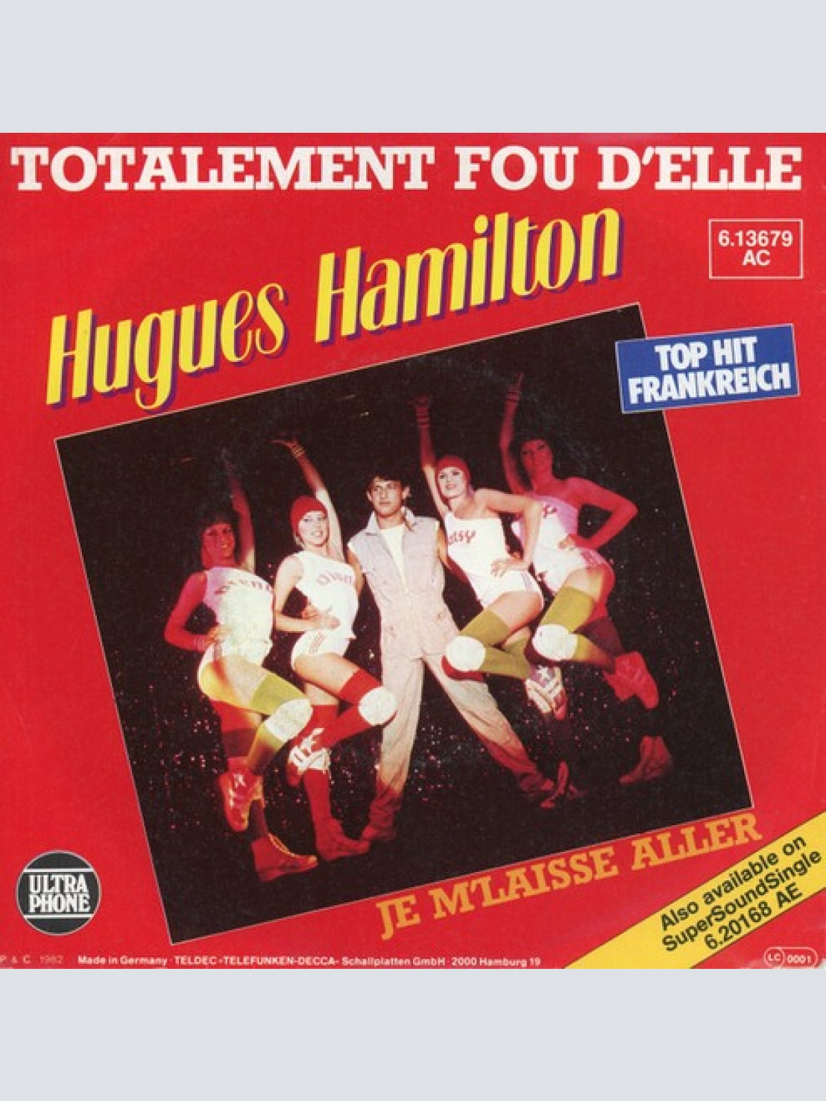 7", Single, Promo Hugues Hamilton - Totalement Fou D'Elle