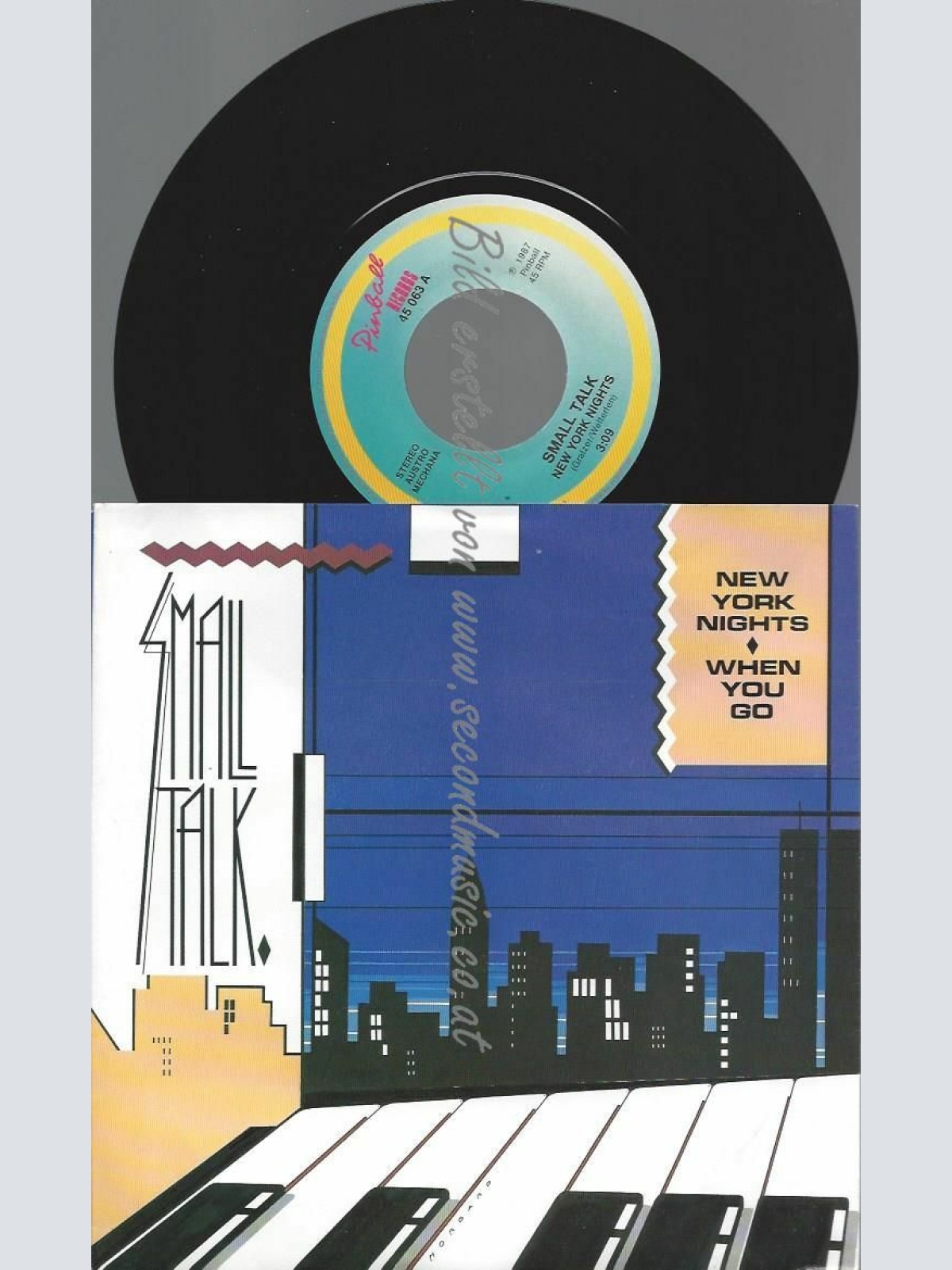 7" SMALL TALK NEW YORK NIGHTS  // NM