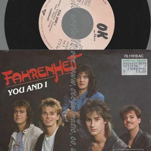 7" FAHRENHEIT YOU AND I // NM