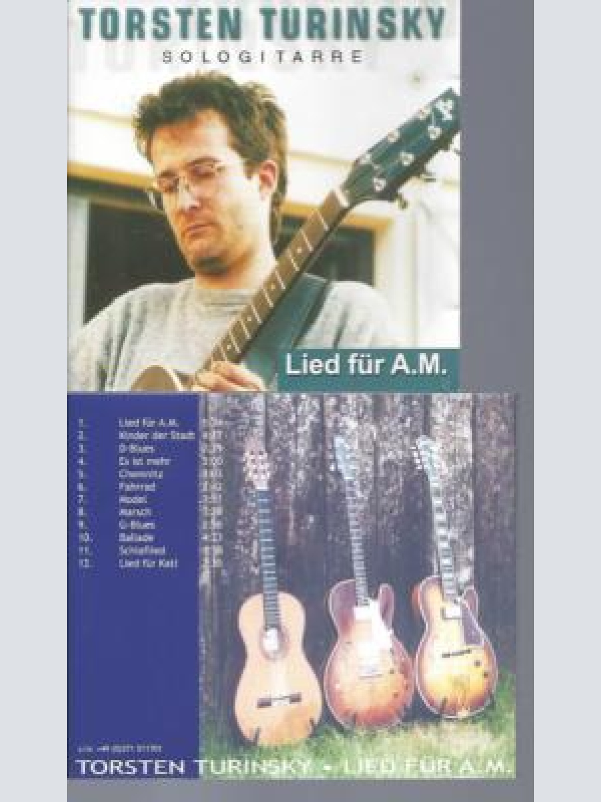 CD--TORSTEN TURINSKY LIED FÜR A M