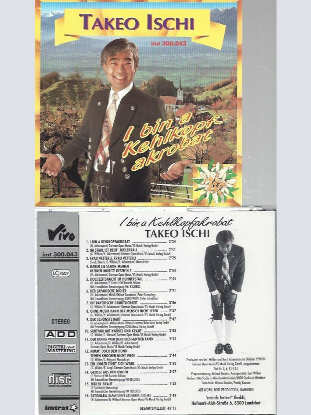 CD--Takeo Ischi --I bin a Kehlkopakrobat