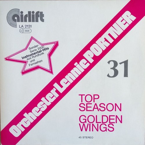 7", Single Orchester Lennie Portner - Top Season / Golden Wings