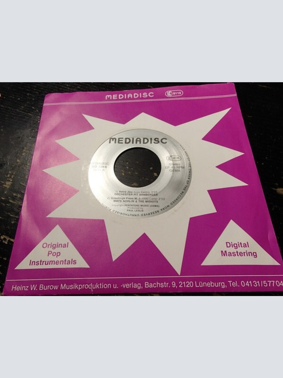 7", EP Various - Votre Jeu / Greetings From M.J.