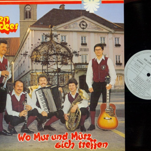 LP--  Die lustigen Brucker     Wo Mur und Mürz sich treffen