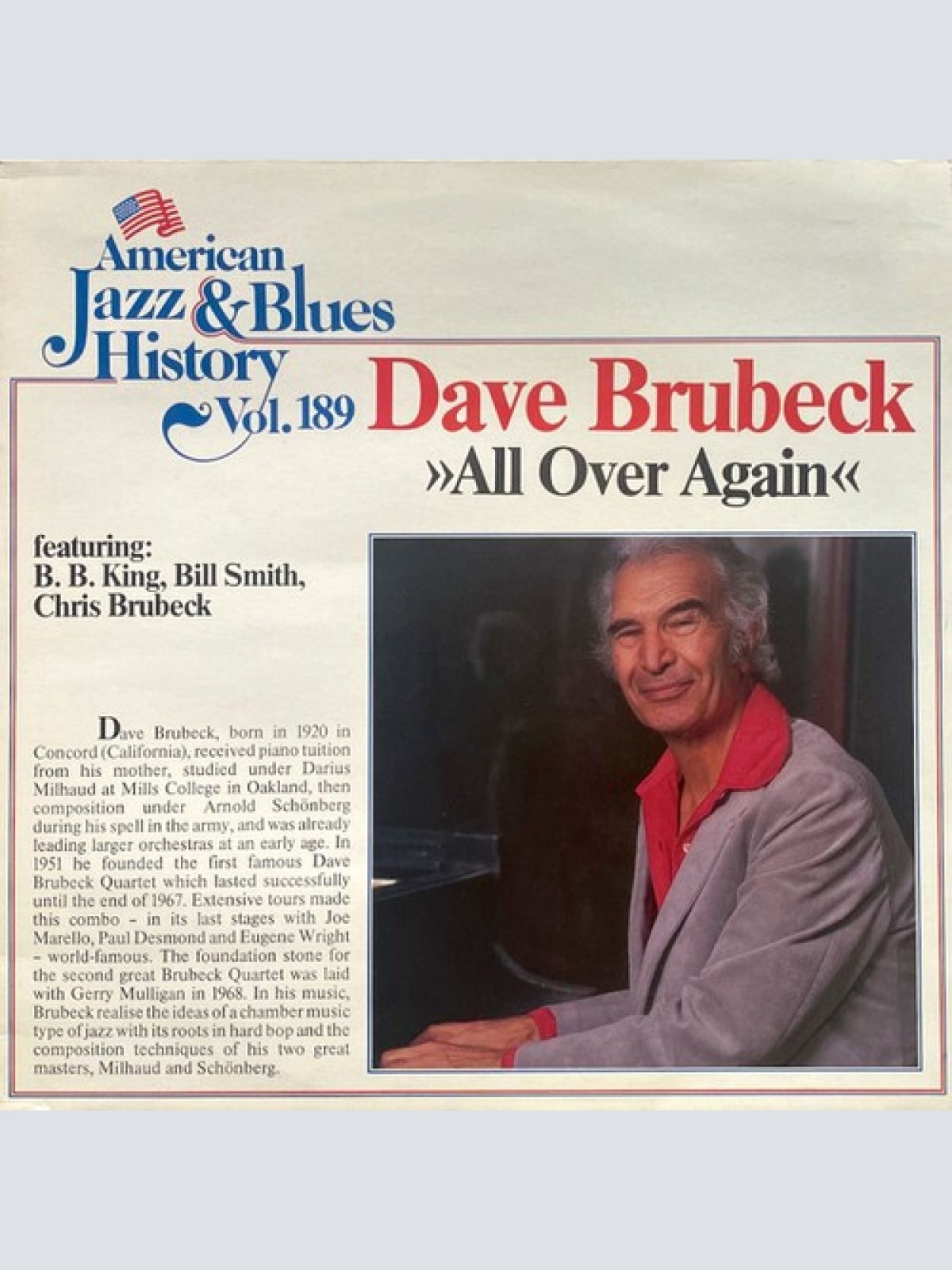 LP Dave Brubeck - All Over Again