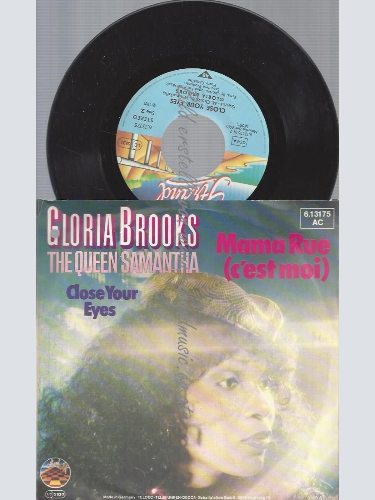 7"  Gloria Brooks – Mama Rue