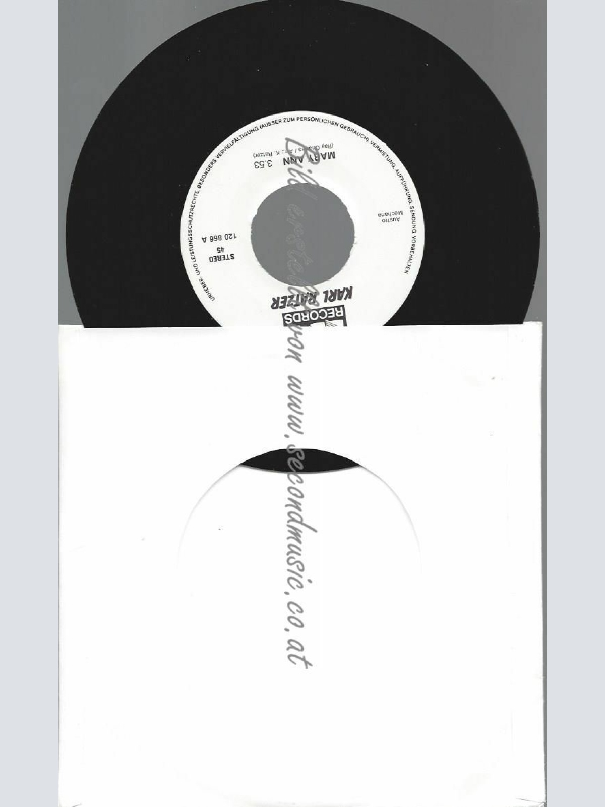 7" KARL RATZER MARY ANN // NM