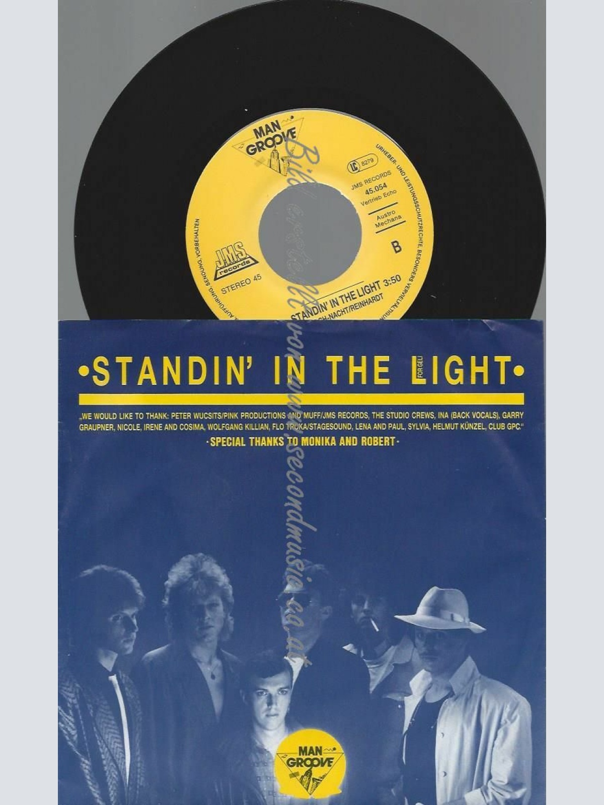 7" STANDIN IN THE LIGHT  MAN GROOVE  // NM