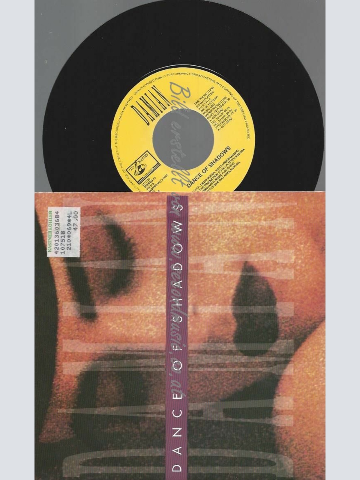 7" DANCE OF SHADOWS DAMIAN  // NM