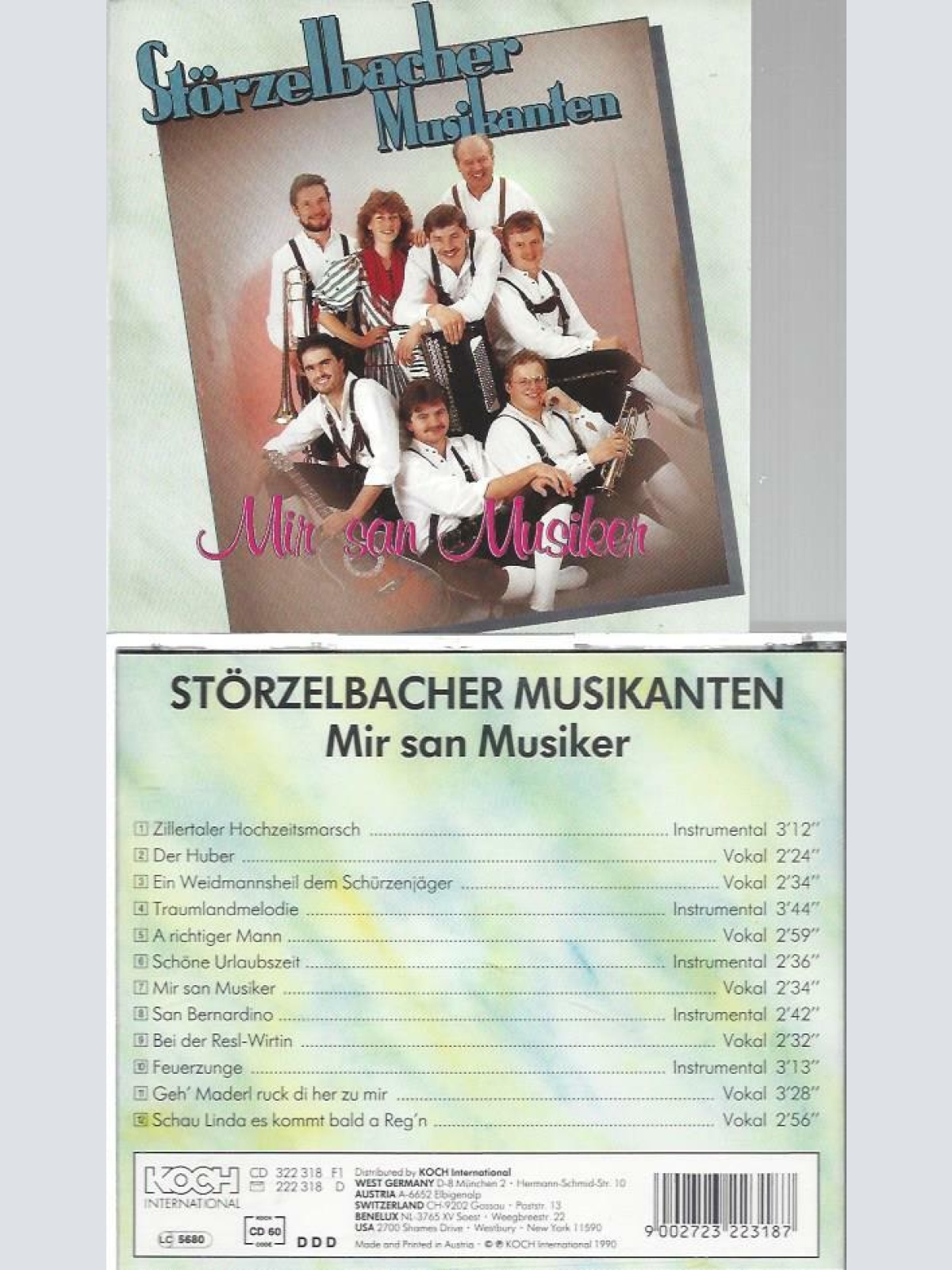 CD--Störzelbacher Musikanten --Mir san Musiker