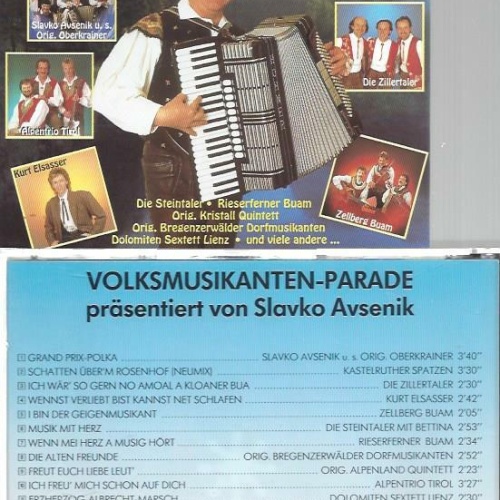 CD-- Volksmusikanten Parade  präsentiert von Slavko Avsenik