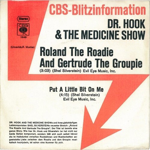 7", Single, Promo Dr. Hook & The Medicine Show - Roland The Roadie And Gertru...