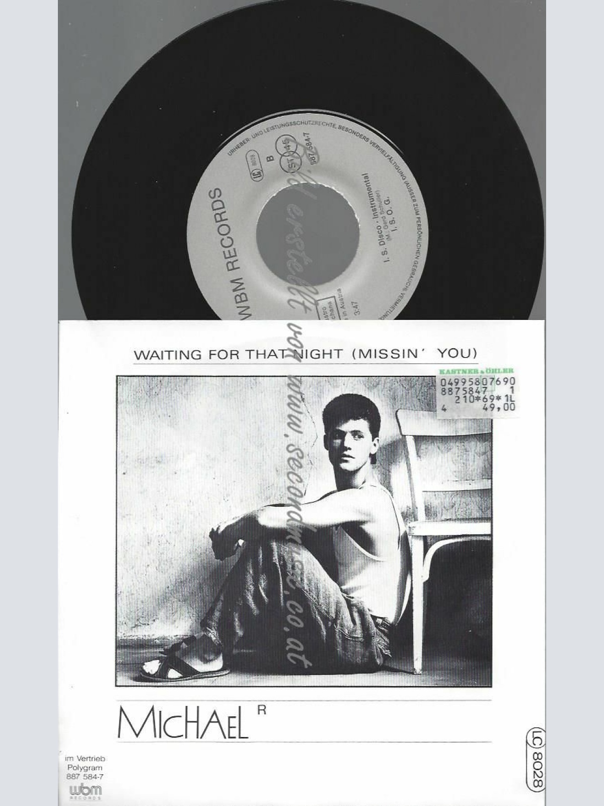 7" MICHAEL R WAITING FOR THAT NIGHT  // NM