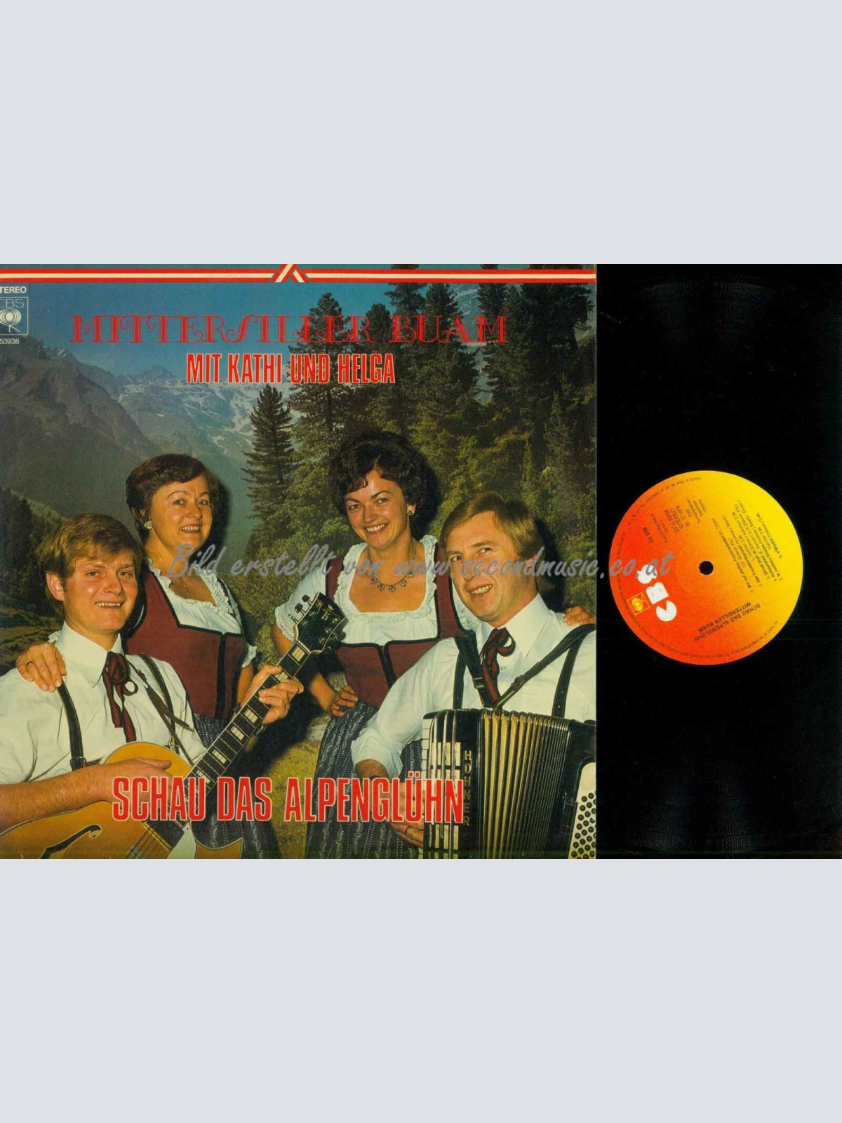 LP-  Mittersiller-Buam   – Schau Das Alpenglühn  /NM /