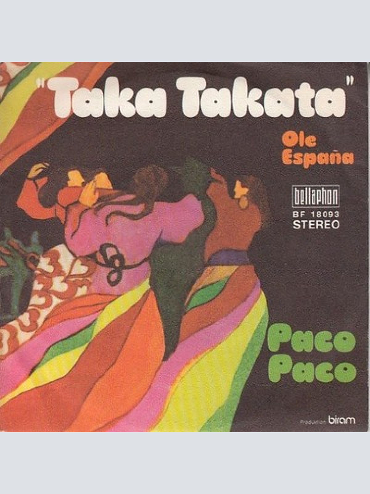 7", Single Paco Paco - Taka-Takata