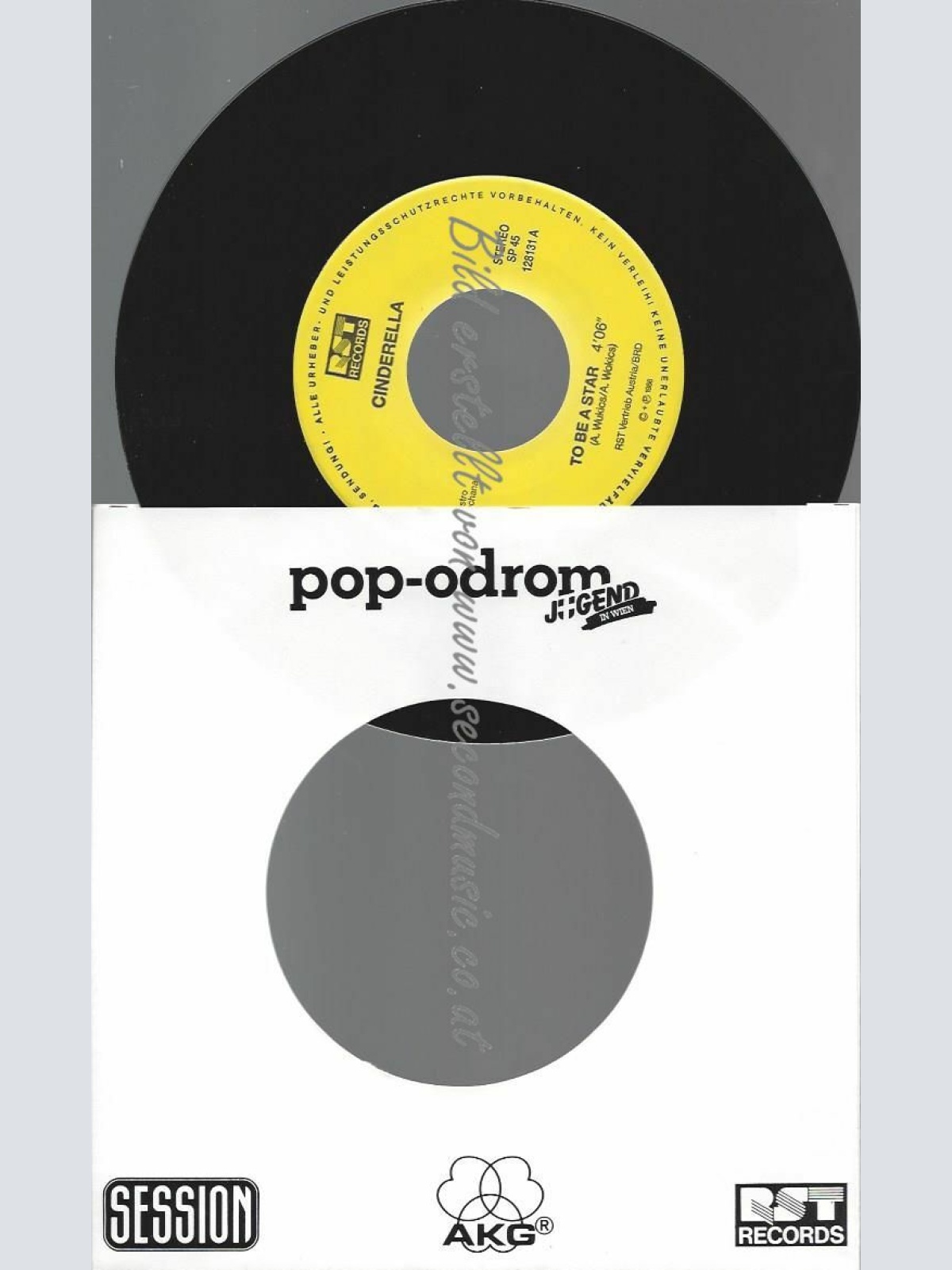 7" CINDERELLA TO BE A STAR POP ODROM  // NM