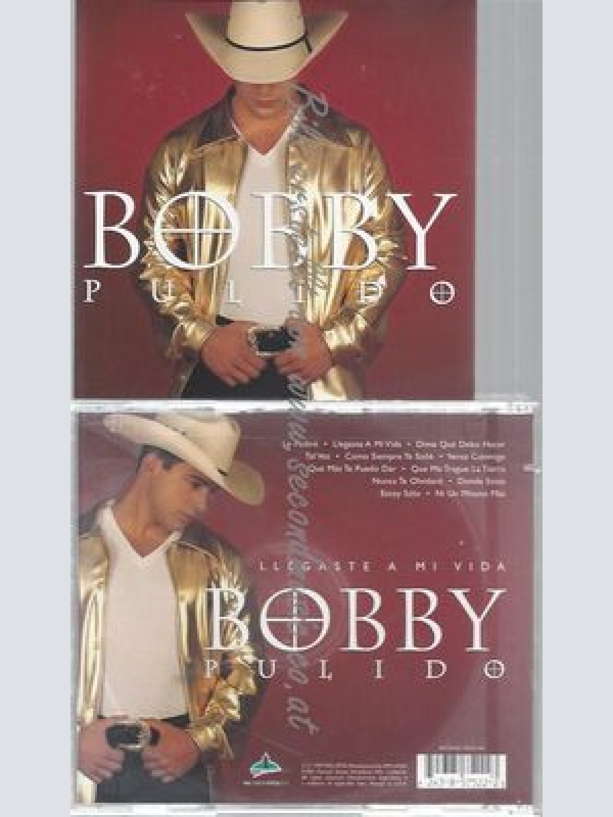 CD--BOBBY PULIDO--LLEGASTE A MI VIDA