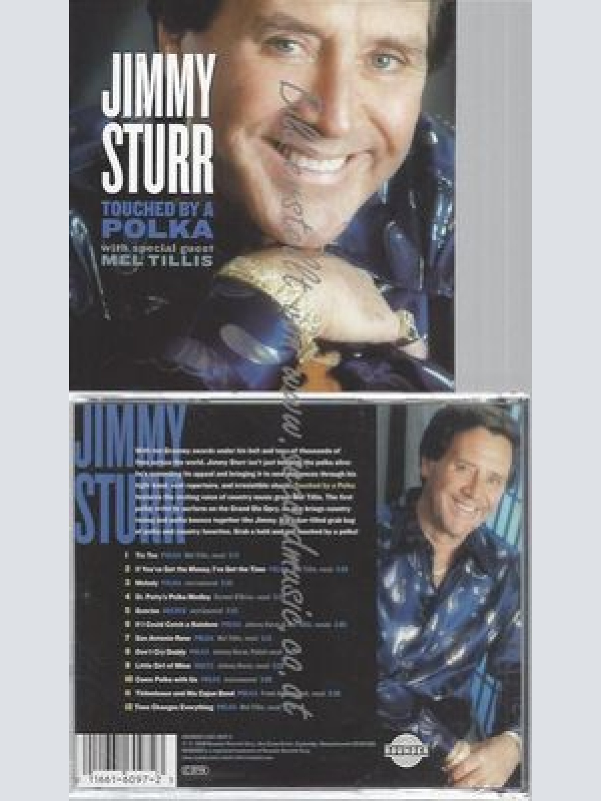 CD--JIMMY STURR--TOUCHED BY A POLKA FEATURING M