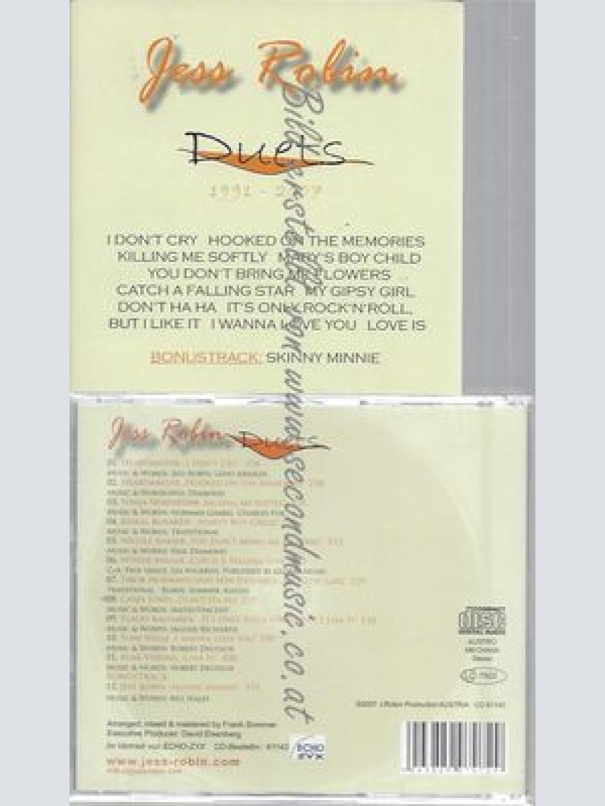 CD--ROBIN,JESS--DUETS