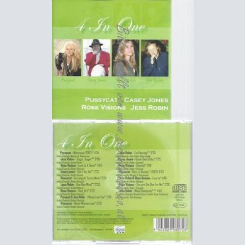 CD--VARIOUS-- 4 IN ONE--PUSSYCAT / CASEY JONES  JESS ROBIN