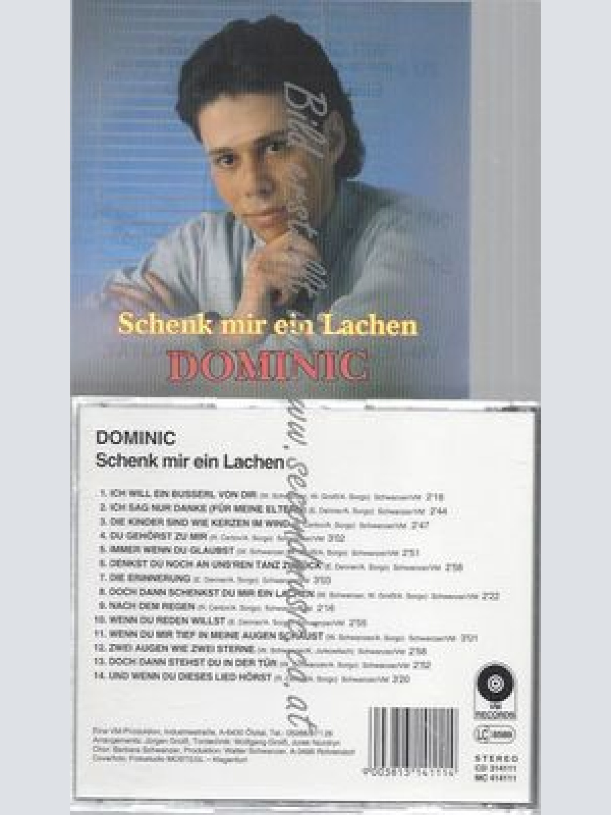 CD--DOMINIC--SCHENK MIR EIN LACHEN
