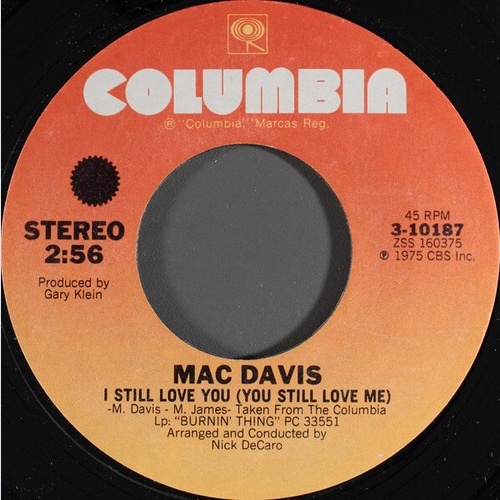 7", Single, Styrene, Ter Mac Davis - I Still Love You (You Still Love Me)