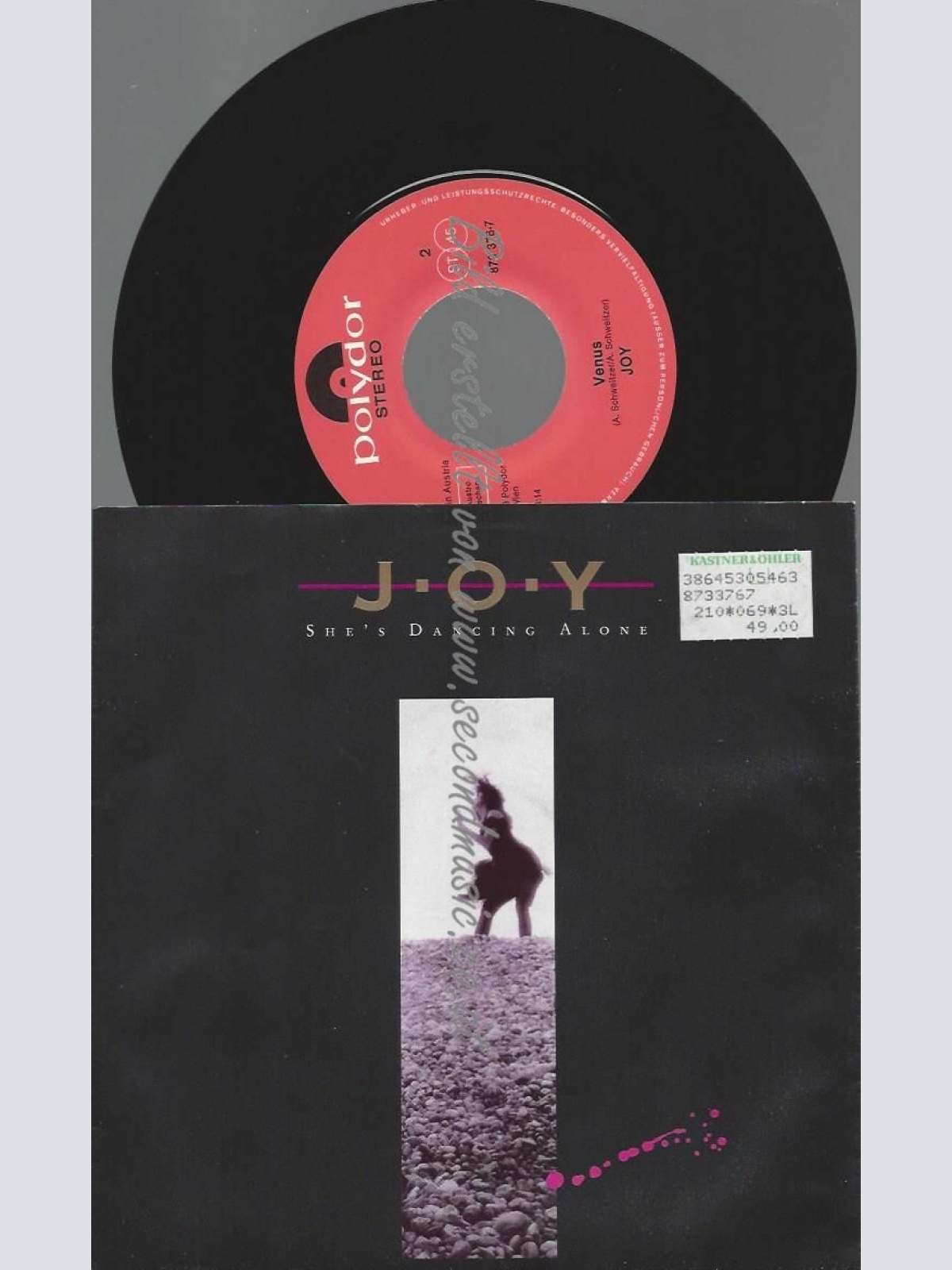 7" JOY SHE'S DANCING ALONE   // NM