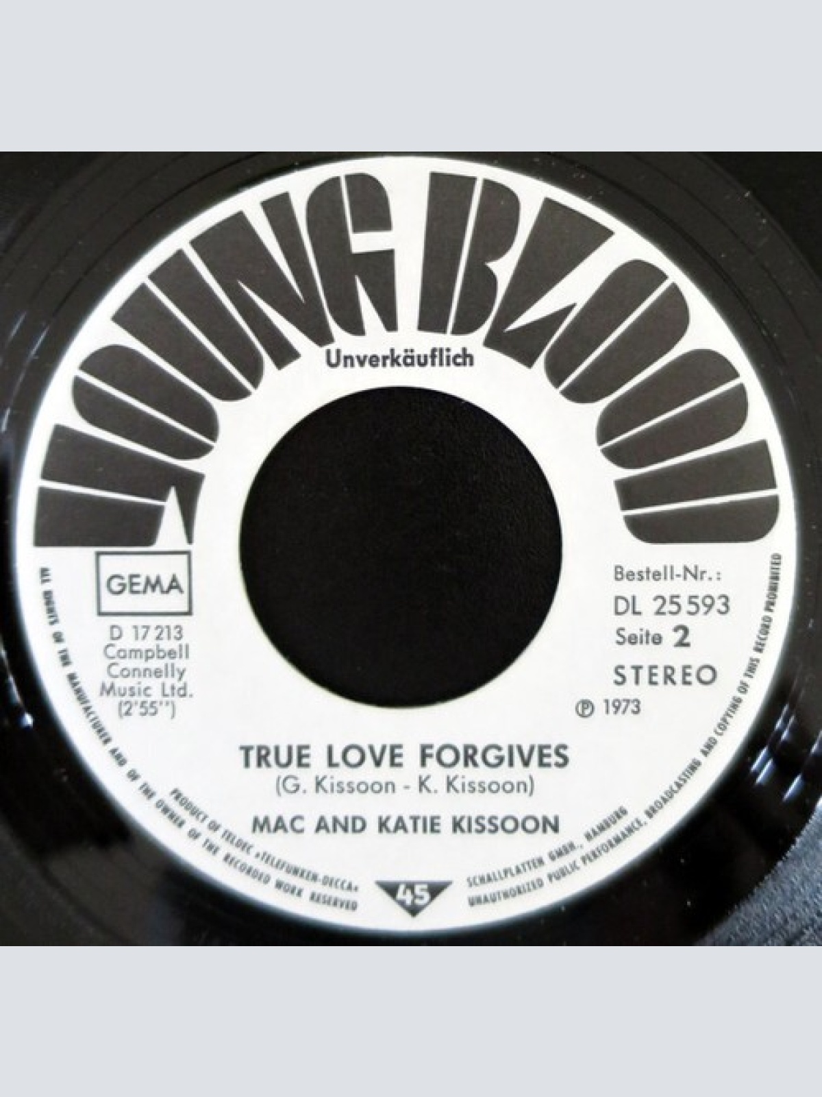 7", Single, Promo Mac & Katie Kissoon* - Beautiful World Out There