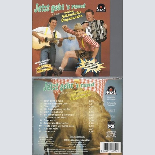 CD  Gölsentaler Vagabunden Jetzt gehts  rund
