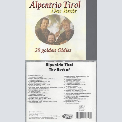 CD    Alpentrio Tirol-- The best Of