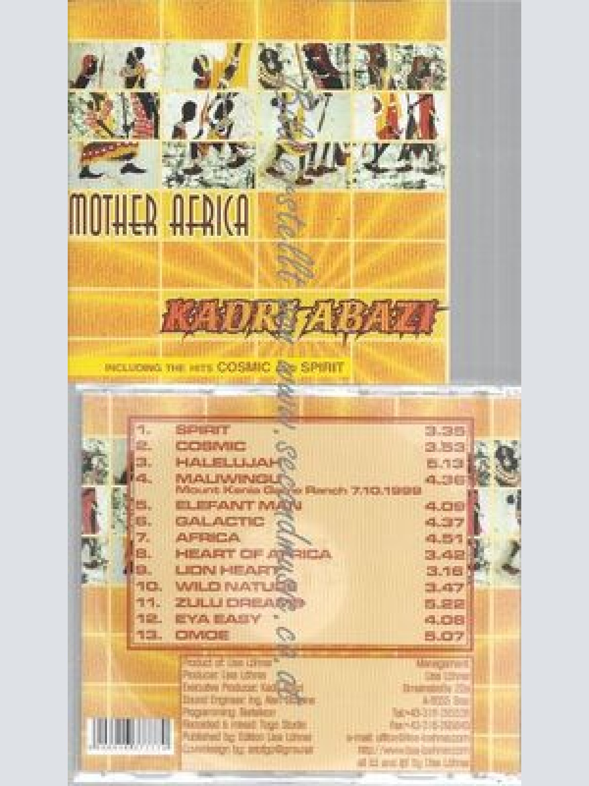 CD--ABAZI,KADRI--MOTHER AFRICA