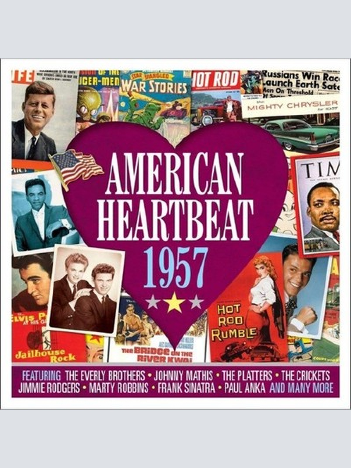 2xCD, Comp Various - American Heartbeat 1957
