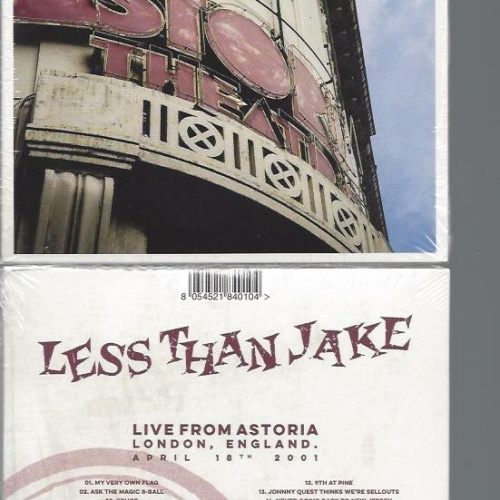 CD--   Less Than Jake  Live From Astoria London, England